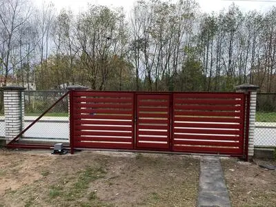 Откатные ворота #11