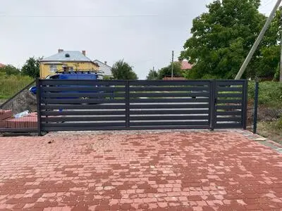 Откатные ворота #6