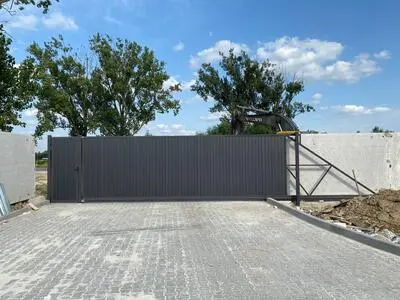 Откатные ворота #9